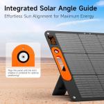 Compact 110W Solar Panel for Portable Power Stations