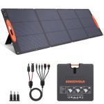 Portable 220W Waterproof Solar Panel for Power Stations