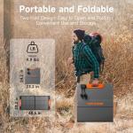 Compact 110W Solar Panel for Portable Power Stations