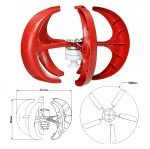 48V 12000W Vertical Wind Turbine Kit for Home
