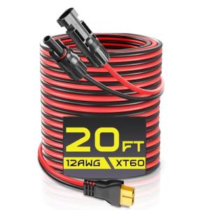 GIBBAB XT60 Adapter Cable for Solar Charging