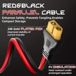 GIBBAB XT60 Adapter Cable for Solar Charging