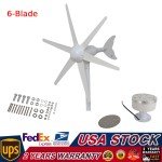 400W 6-Blade Horizontal Axis Wind Turbine
