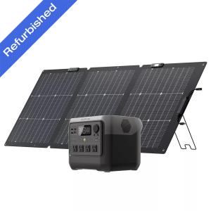 EcoFlow RIVER 2 Pro Solar Generator with Panel