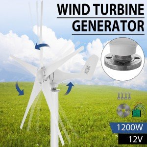1200W 12V Wind Turbine Generator with Charger
