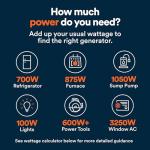 Generac Tri-Fuel Portable Generator for Home Use