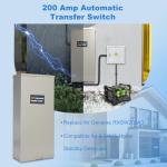 200 Amp Automatic Transfer Switch for Generators