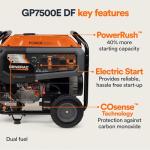 Generac 7500-Watt Dual-Fuel Portable Generator