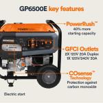 Generac GP Series 8,125 Watt Portable Generator