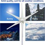 1200W Wind Turbine Generator for Off-Grid Power
