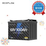 EcoFlow 12V 100Ah LiFePO4 Battery for Solar