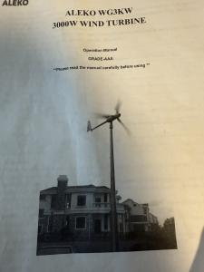 Aleko 3000W Wind Turbine for Home Use
