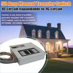 50 Amp Manual Transfer Switch for Home Generators