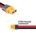 XT60 to Solar Connector Cable, 10AWG, 25FT