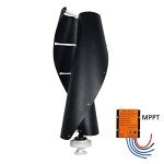 Home Vertical Wind Turbine Generator with MPPT Controller