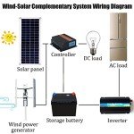 8000W Vertical Axis Wind Turbine Kit for Homes