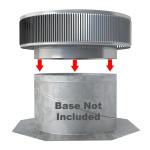 14-Inch Retrofit Wind Turbine - No Moving Parts