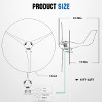 400W Wind Turbine Generator Kit with Hybrid Controller