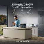 BLUETTI AC200L 2400W Solar Generator for Home