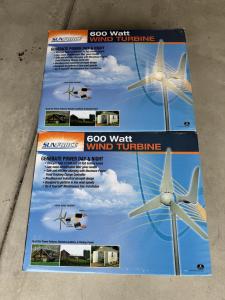 Sun Force 600 Watt Home Wind Turbines - Set of 2