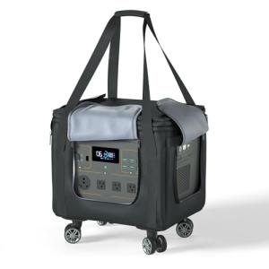 Portable Carry Bag for Power Stations with Wheels