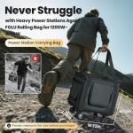 Portable Carry Bag for Power Stations with Wheels