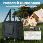 Portable Carry Bag for Power Stations with Wheels
