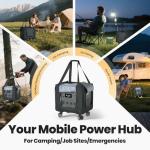 Portable Carry Bag for Power Stations with Wheels