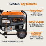 Generac GP6500 CO-Sense Wind Turbine Generator
