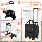 Portable Power Station Carrying Bag with Wheels