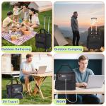 Portable Power Station Carrying Bag with Wheels