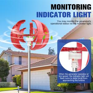 12V Rust-Proof Wind Turbine for Home Use