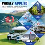 12V Rust-Proof Wind Turbine for Home Use