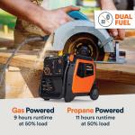 Generac iQ5200 Portable Dual Fuel Generator