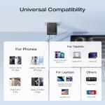 65W USB C Fast Charger with Retractable Cable