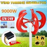 9000W Vertical Wind Turbine Generator Kit for Home