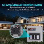 50 Amp Manual Transfer Switch for Generac 9854