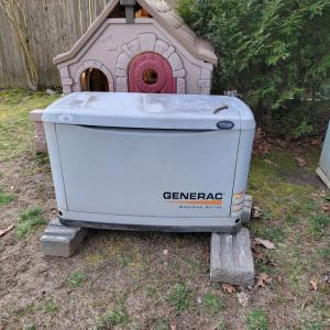 Generac Natural Gas Standby Generator with Transfer Switch