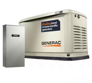 Generac Guardian 22kW Standby Generator with Switch