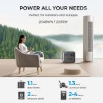 BLUETTI AC200MAX 2200W Solar Power Station