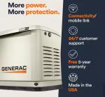 Generac Guardian 22kW Standby Generator with Switch
