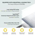 100W Portable Bend-Resistant Solar Panel for Outdoors