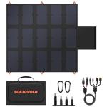 SOKIOVOLA 100W Portable Solar Panel Charger