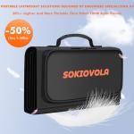 SOKIOVOLA 100W Portable Solar Panel Charger