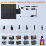 SOKIOVOLA 100W Portable Solar Panel Charger