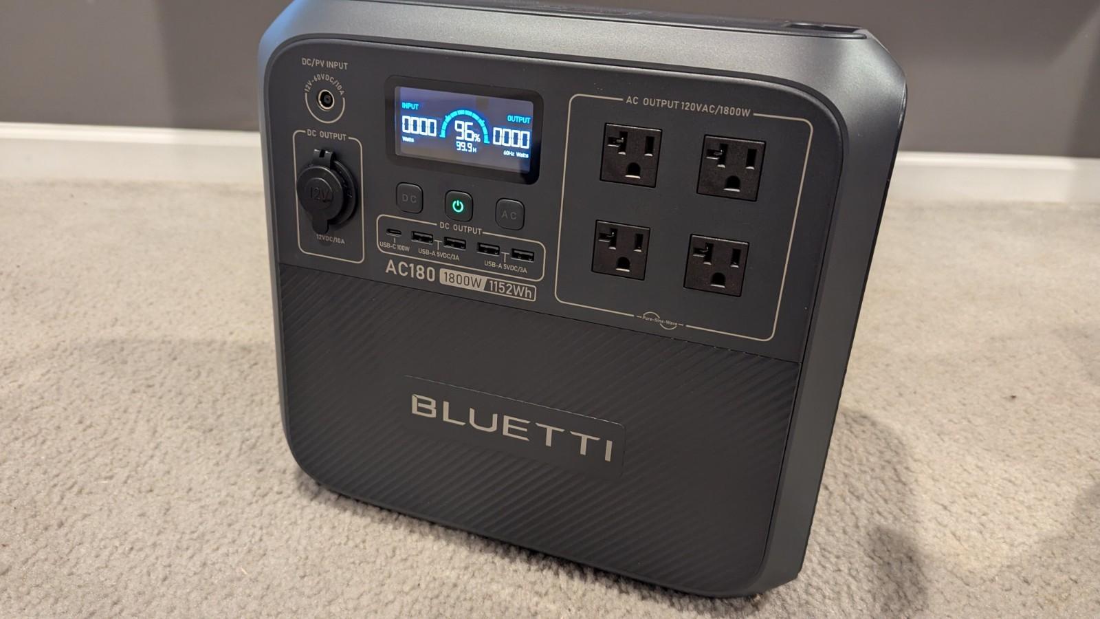 Bluetti AC180 Portable Power Generator 1800W