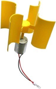 Mini Vertical Wind Turbine Generator for Education