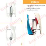 3000W Vertical Axis Wind Turbine Kit with Controller