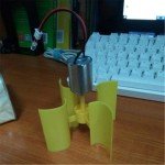 Mini Vertical Wind Turbine Generator for Education
