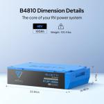BLUETTI 51.2V 100Ah Lithium Battery with Bluetooth